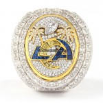 2021 Los Angeles Rams Super Bowl Ring/Pendant (Removable top/C.Z. Logo/Deluxe)